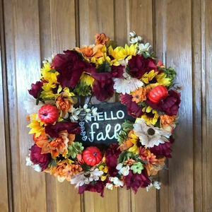 Handmade  Fall Wreath